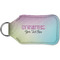 Gymnastics with Name/Text Sanitizer Holder Keychain - Small (Back)