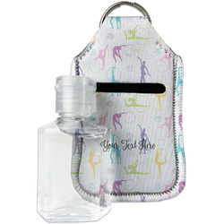 Gymnastics with Name/Text Hand Sanitizer & Keychain Holder - Small