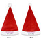Gymnastics with Name/Text Santa Hats - Front and Back (Double Sided Print) APPROVAL