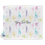Gymnastics with Name/Text Security Blanket - Single Sided