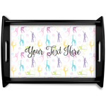 Gymnastics with Name/Text Wooden Tray