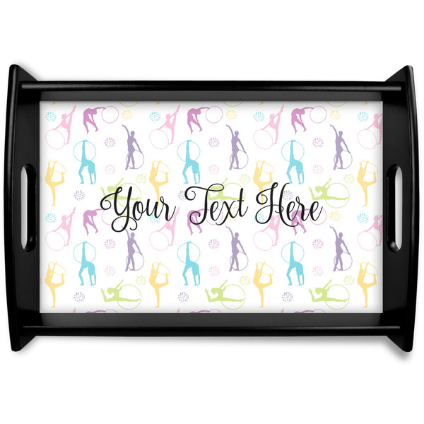 Custom Gymnastics with Name/Text Wooden Tray