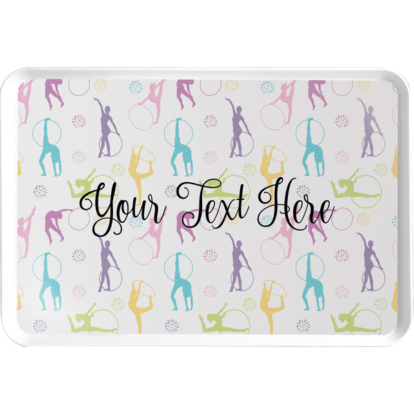 Custom Gymnastics with Name/Text Serving Tray (Personalized)