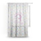 Gymnastics with Name/Text Sheer Curtain With Window and Rod