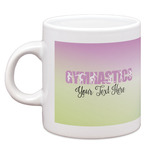 Gymnastics with Name/Text Espresso Cup