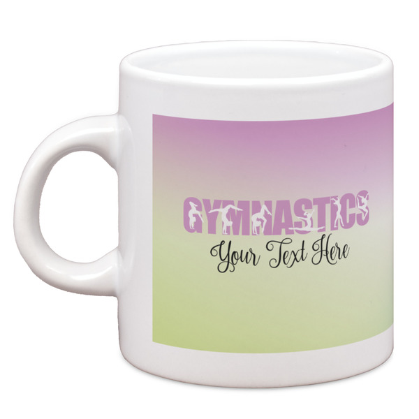 Custom Gymnastics with Name/Text Espresso Cup