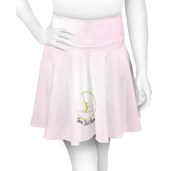 Custom Gymnastics with Name/Text Skater Skirt (Personalized)