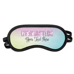 Gymnastics with Name/Text Sleeping Eye Mask - Small