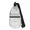 Gymnastics with Name/Text Sling Bag - Front View