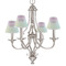 Gymnastics with Name/Text Small Chandelier Shade - LIFESTYLE (on chandelier)