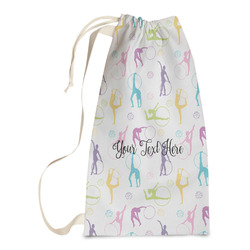 Gymnastics with Name/Text Laundry Bags - Small