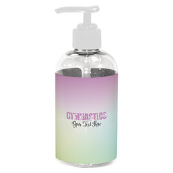 Gymnastics with Name/Text Plastic Soap / Lotion Dispenser (8 oz - Small - White)