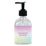 Gymnastics with Name/Text Glass Soap & Lotion Bottle - Single Bottle