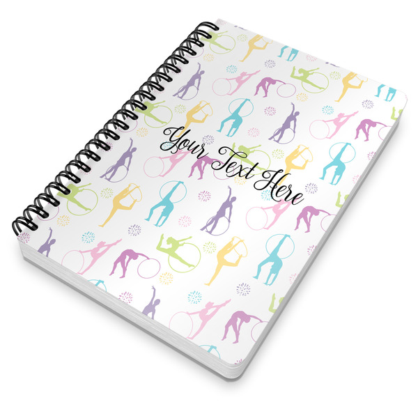 Gymnastics with Name/Text Spiral Journal 7 x 10 - Main