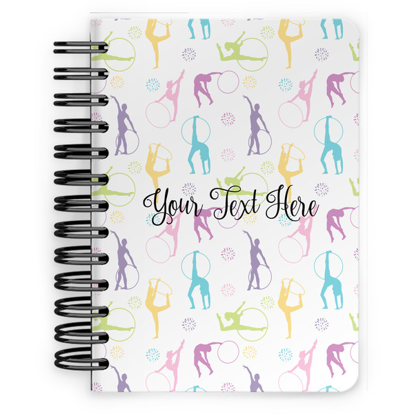 Custom Gymnastics with Name/Text Spiral Notebook - 5x7
