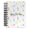 Gymnastics with Name/Text Spiral Journal Small - Front View