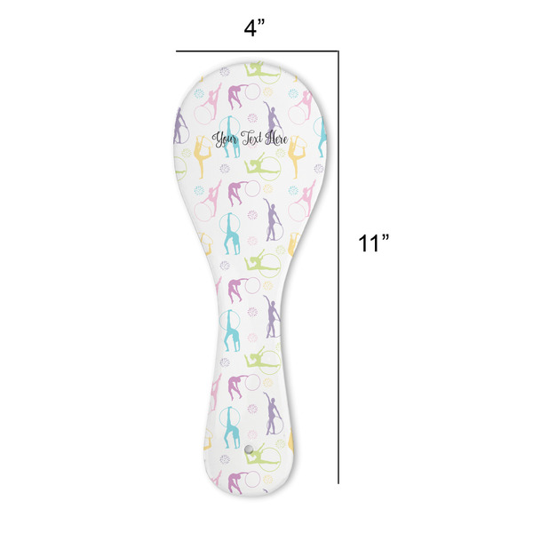 Gymnastics with Name/Text Spoon Rest Trivet - APPROVAL