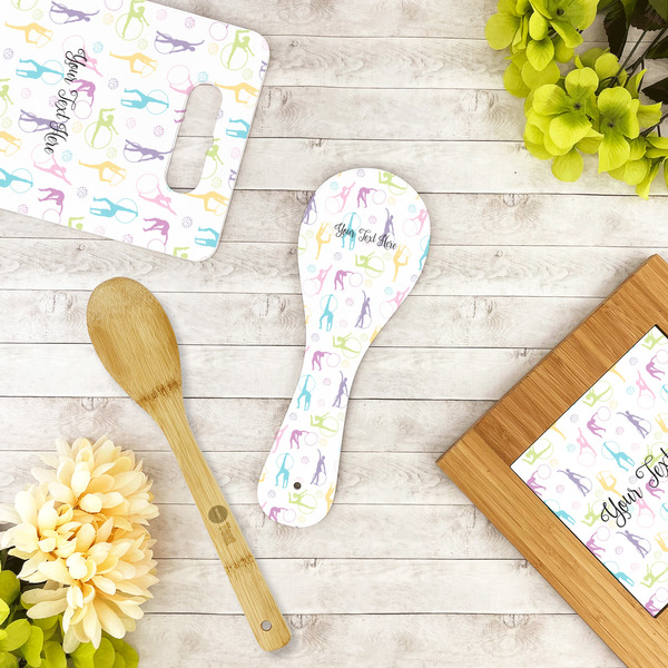 Gymnastics with Name/Text Spoon Rest Trivet - LIFESTYLE