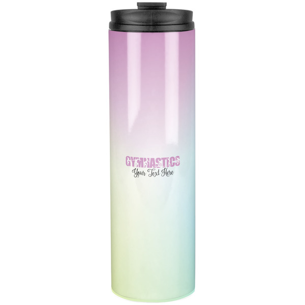 Custom Gymnastics with Name/Text Stainless Steel Skinny Tumbler - 20 oz