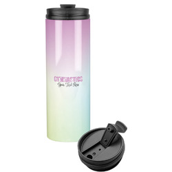 Gymnastics with Name/Text Stainless Steel Skinny Tumbler