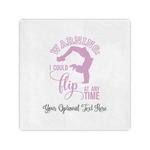 Gymnastics with Name/Text Standard Cocktail Napkins