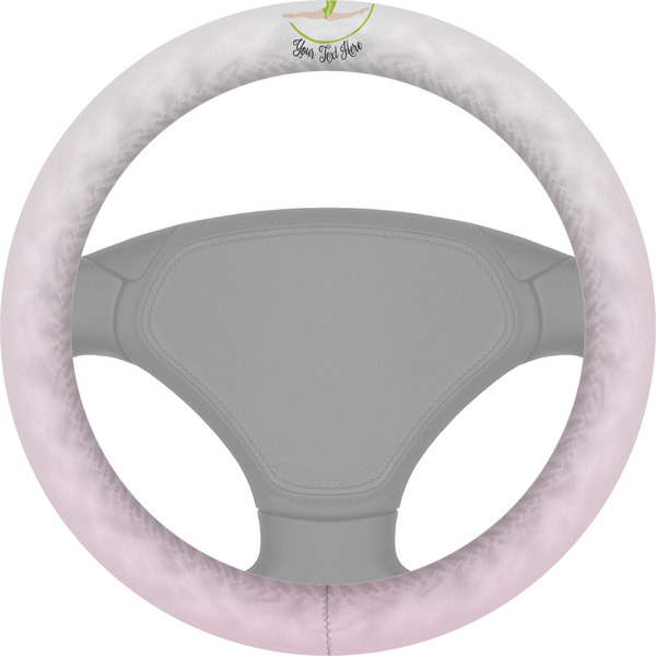 Custom Gymnastics with Name/Text Steering Wheel Cover (Personalized)