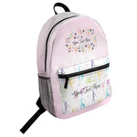 Gymnastics with Name/Text Student Backpack (Personalized)