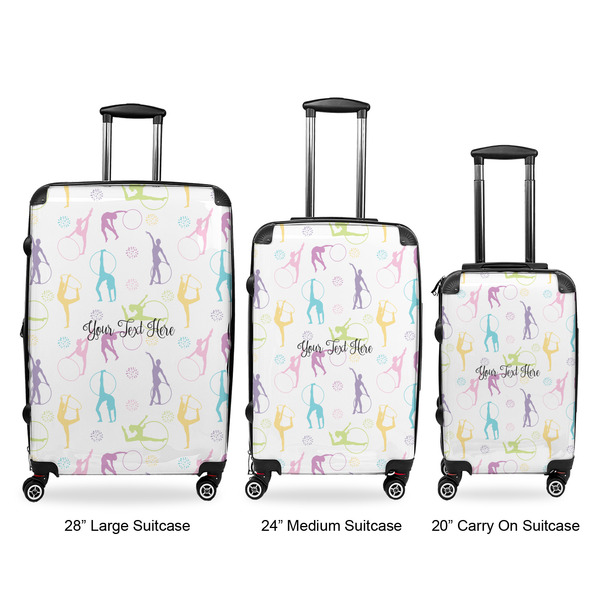 Gymnastics with Name/Text Suitcase Set 1 - APPROVAL