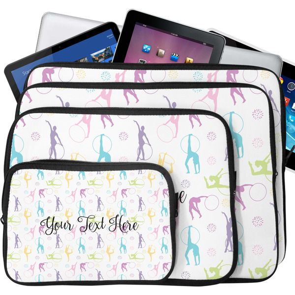 Gymnastics with Name/Text Tablet & Laptop Case Sizes