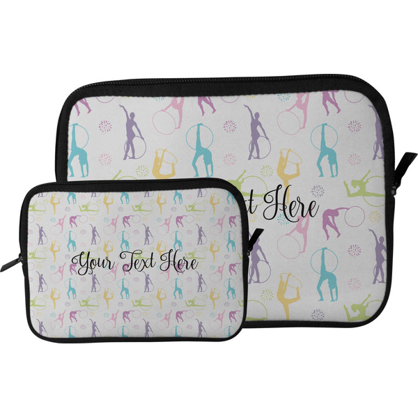 Gymnastics with Name/Text Tablet Sleeve (Size Comparison)