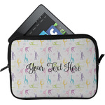 Gymnastics with Name/Text Tablet Case / Sleeve (Personalized)