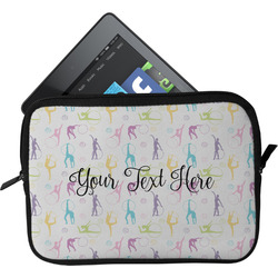 Gymnastics with Name/Text Tablet Case / Sleeve (Personalized)