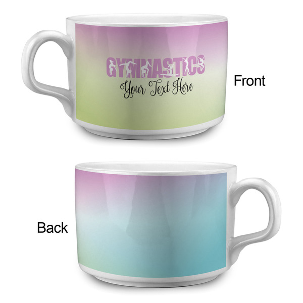 Gymnastics with Name/Text Tea Cup - Single Apvl
