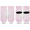Gymnastics with Name/Text Toddler Ankle Socks - Double Pair - Front and Back - Apvl
