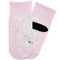 Gymnastics with Name/Text Toddler Ankle Socks - Single Pair - Front and Back