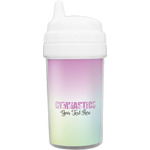 Gymnastics with Name/Text Toddler Sippy Cup (Personalized)