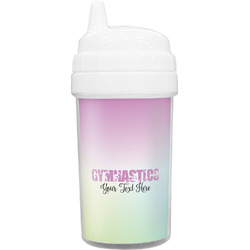 Gymnastics with Name/Text Toddler Sippy Cup (Personalized)