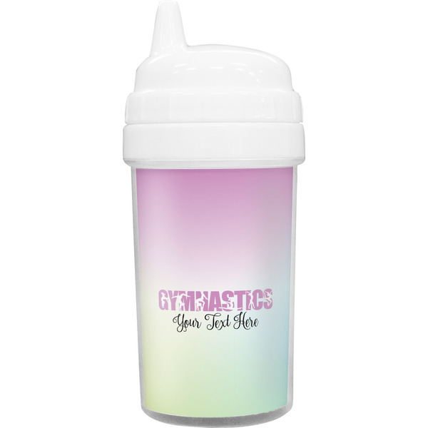 Custom Gymnastics with Name/Text Sippy Cup (Personalized)