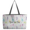 Gymnastics with Name/Text Tote w/Black Handles - Front View
