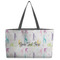 Gymnastics with Name/Text Beach Totes Bag - w/ Black Handles