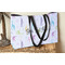 Gymnastics with Name/Text Tote w/Black Handles - Lifestyle View