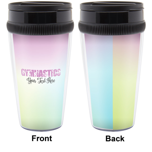 Gymnastics with Name/Text Travel Mug Approval (Personalized)