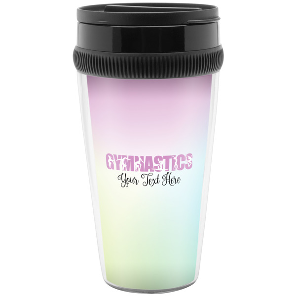 Gymnastics with Name/Text Travel Mug (Personalized)