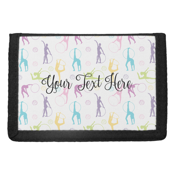 Custom Gymnastics with Name/Text Trifold Wallet (Personalized)