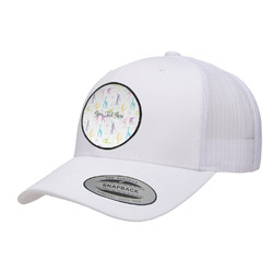Gymnastics with Name/Text Trucker Hat - White