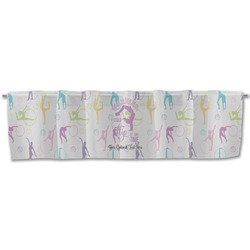 Gymnastics with Name/Text Valance (Personalized)