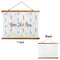 Gymnastics with Name/Text Wall Hanging Tapestry - Landscape - APPROVAL
