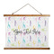 Gymnastics with Name/Text Wall Hanging Tapestry - Landscape - MAIN