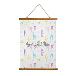 Gymnastics with Name/Text Wall Hanging Tapestry
