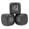 Gymnastics with Name/Text Whiskey Stones - Set of 3 - Front